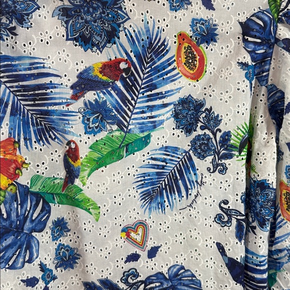 Emily Lovelock Hailey Blouse Toucan Print Size XS US 2-4 - Picture 15 of 15